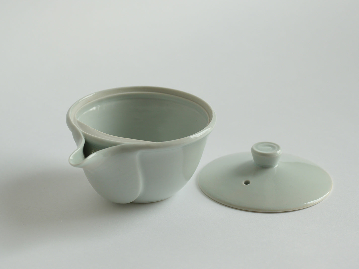 White Hohin from ASAHIYAKI Pottery