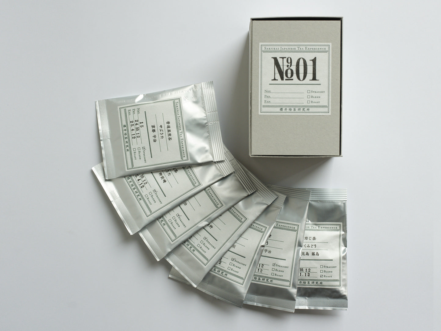 No.901 A Set of Seven Classic Japanese Teas