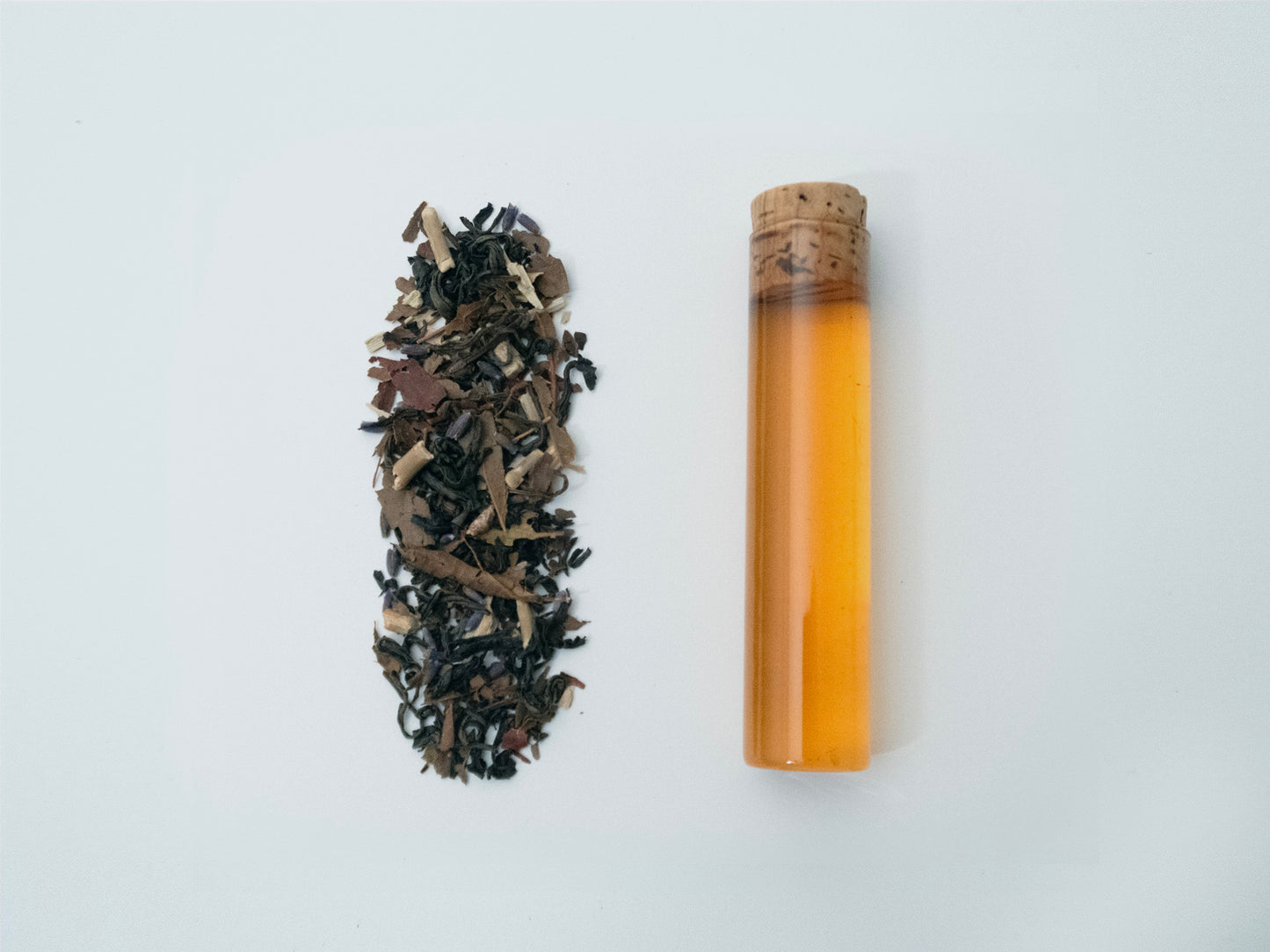 No.430 Blend of Black Tea and Blueberry Leaf and Stem, Lavender