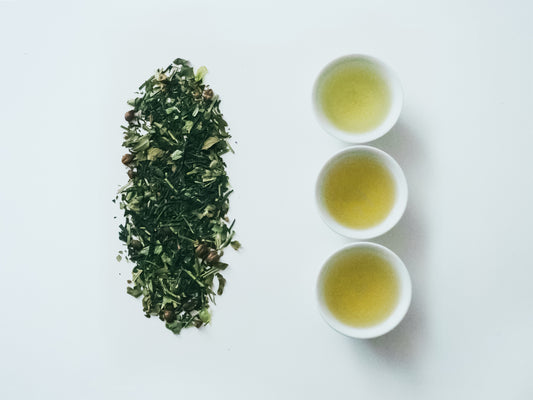 No. 452 Blend of sencha, cherry blossom leaves, hops, and barley <Herbal & Lingering>