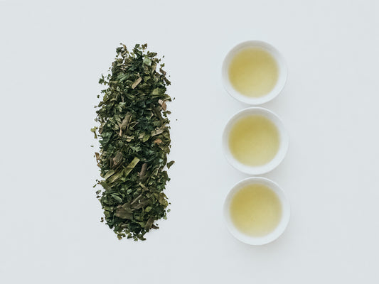 No.453 阿波番茶と三年番茶、枇杷の葉、山椒の葉のブレンド茶 ＜ハーブ・甘み＞