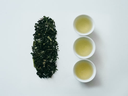 No. 455 Blended Tea of Pouchong Tea, Roasted Bancha, Chamomile, and Green Shiso Leaves <Herbal, Lingering Flavor>
