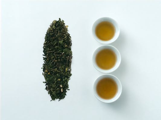 No.463 NO.3深炒り焙じ茶、柿の葉、黒文字枝、金木犀のブレンド茶<フローラル・ハーブ>