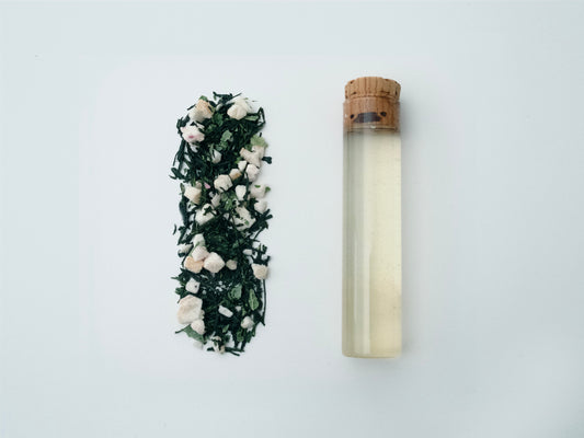 No.407 玉露と桃、レモンバームのブレンド茶 ＜ハーブ・甘み＞