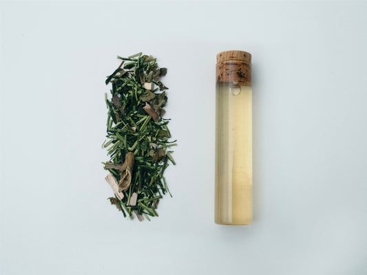 No.438 Blend of Karigane Green Tea and Evening Primrose and Kuromoji