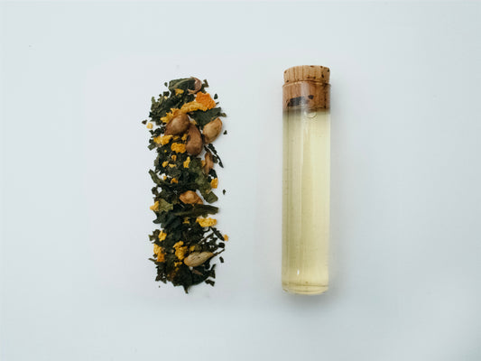 No.445 阿波番茶と柚子種、みかん皮のブレンド茶 ＜酸味・余韻＞